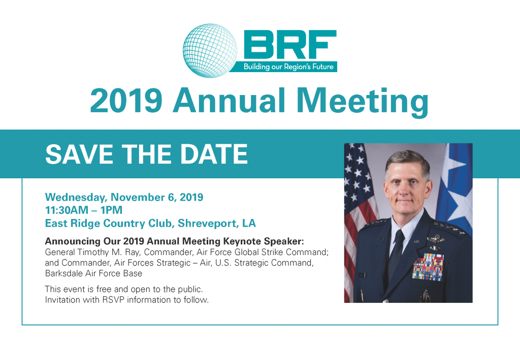 General Timothy M. Ray to speak at BRF Annual Meeting